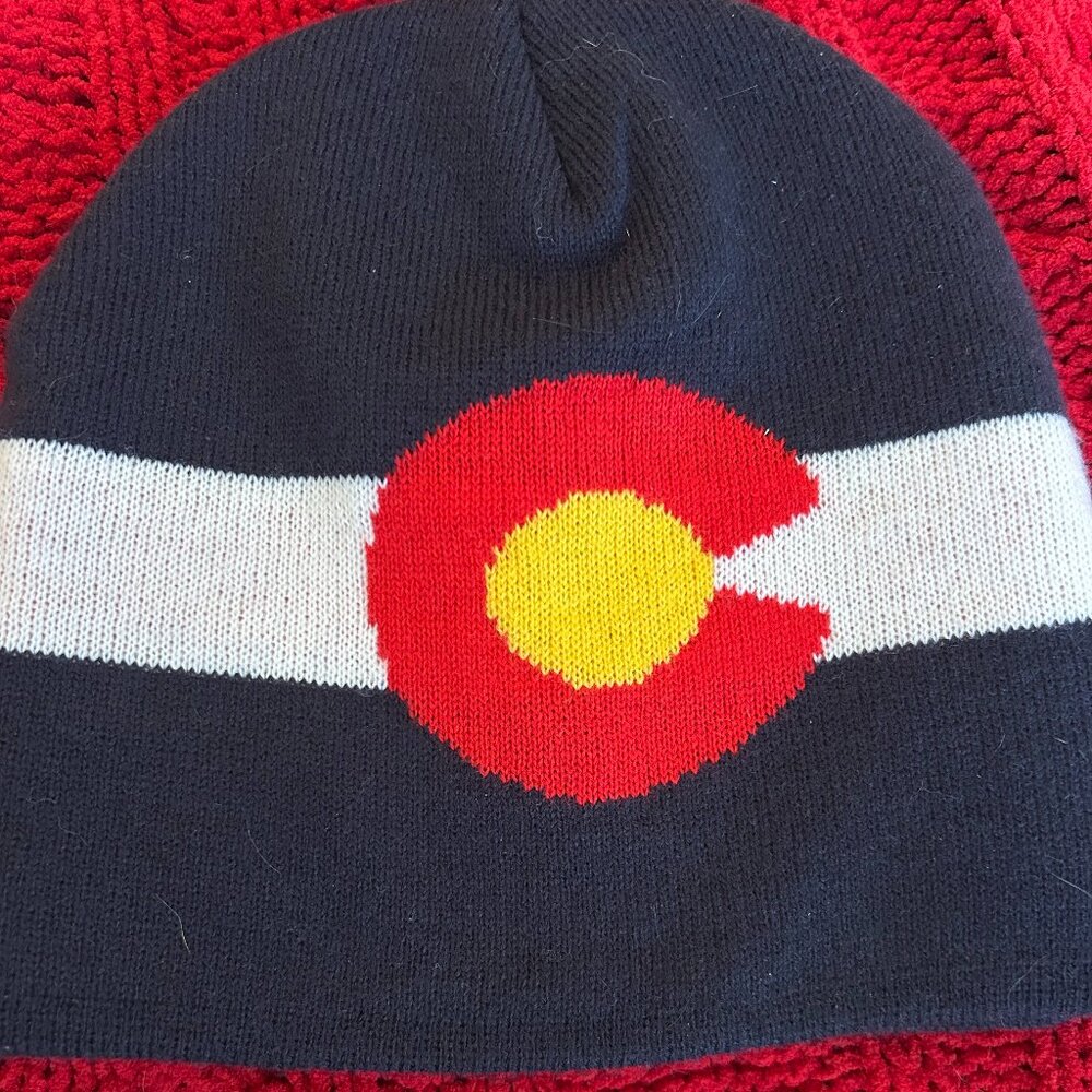 🧢 Colorado Flag Beanie by Hat Graphix 303